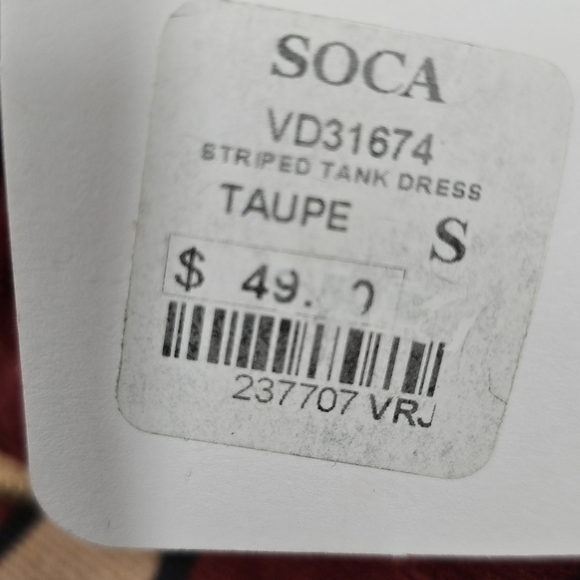 Very J corduroy striped a-line dress - Picture 5 of 7